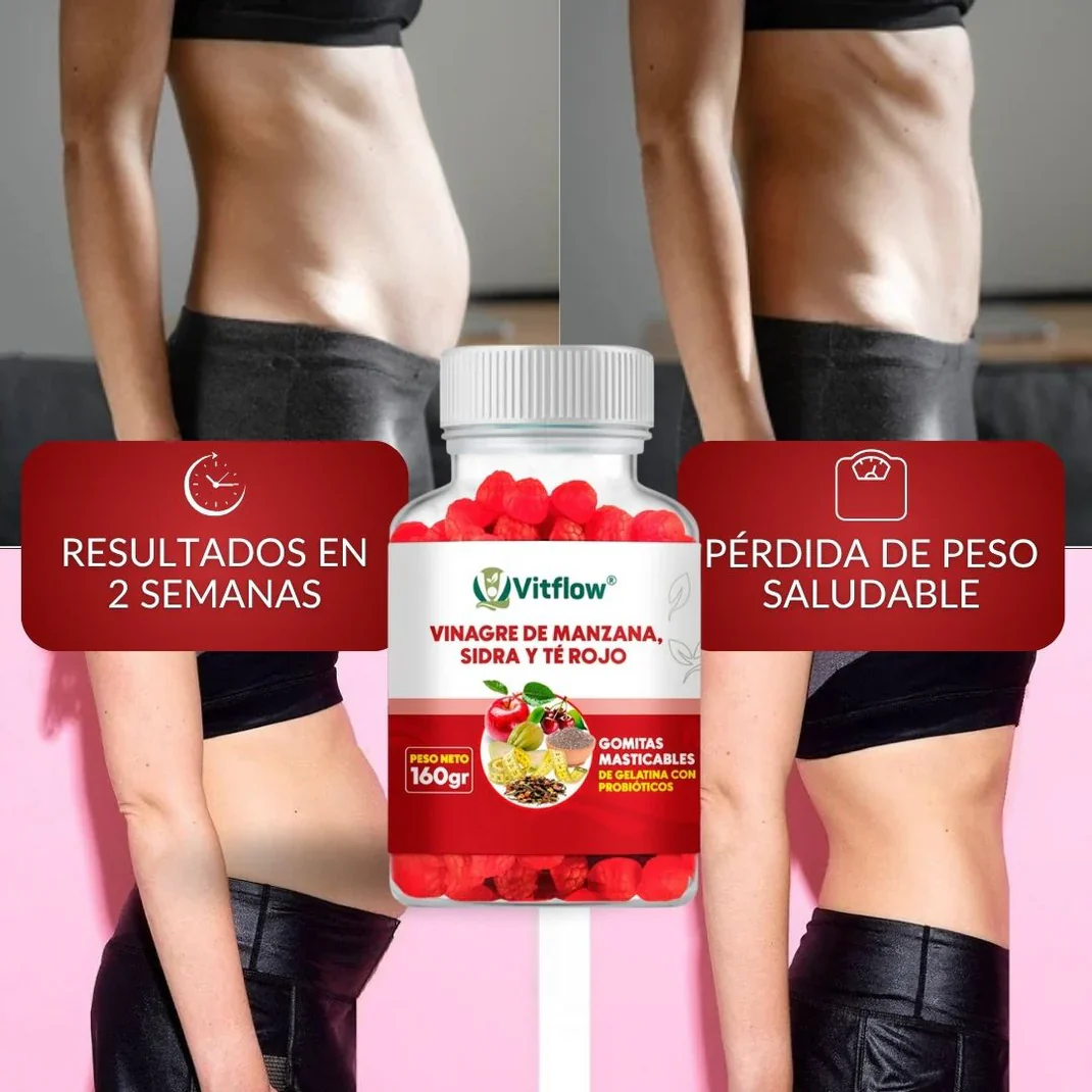 Gomitas De Vinagre De Manzana Y Te Rojo